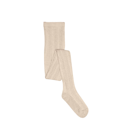 Glitzerstrumpfhose von mpKids, Gr. 90-140, Farbe: ecru