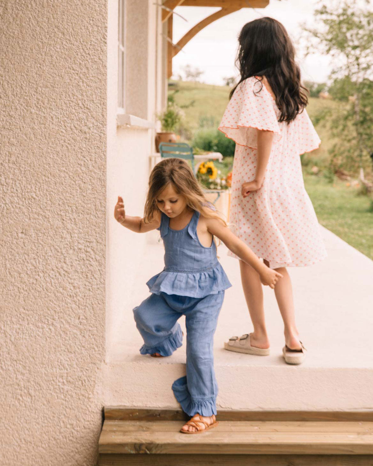 Top aus Leinen von Búho, Gr. 3-8 Jahre, Farbe: white