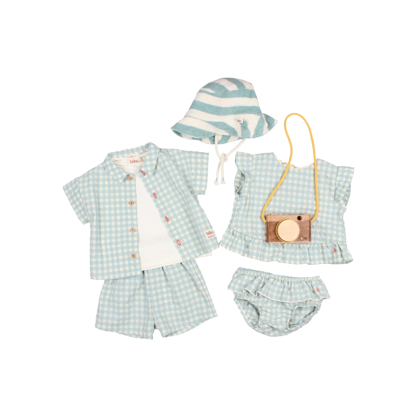 Karotop von Búho, Gr. 3-24 Monate, Farbe: aqua