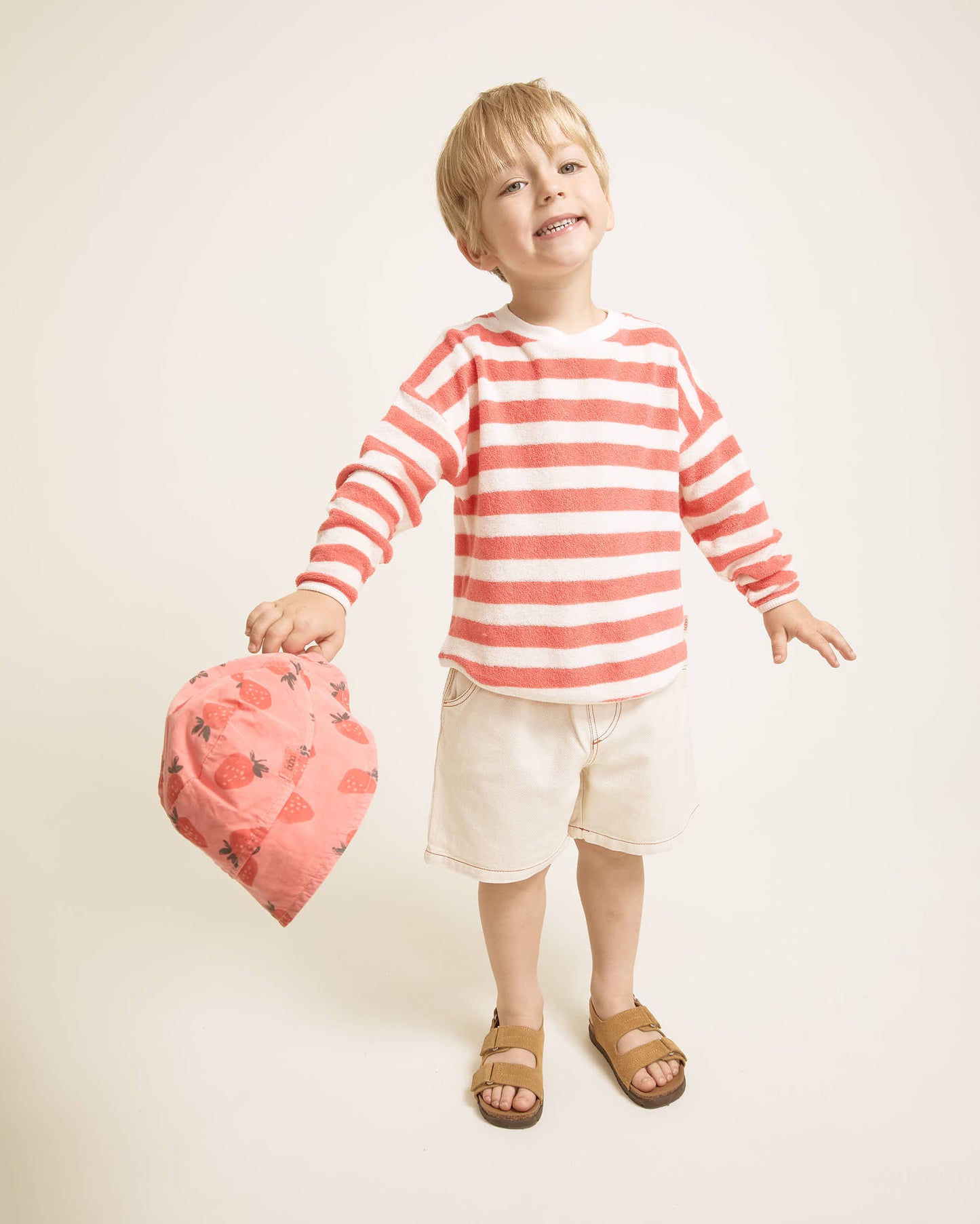 Terry Sweatshirt von Búho, Gr. 3-8 Jahre, Farbe: coral